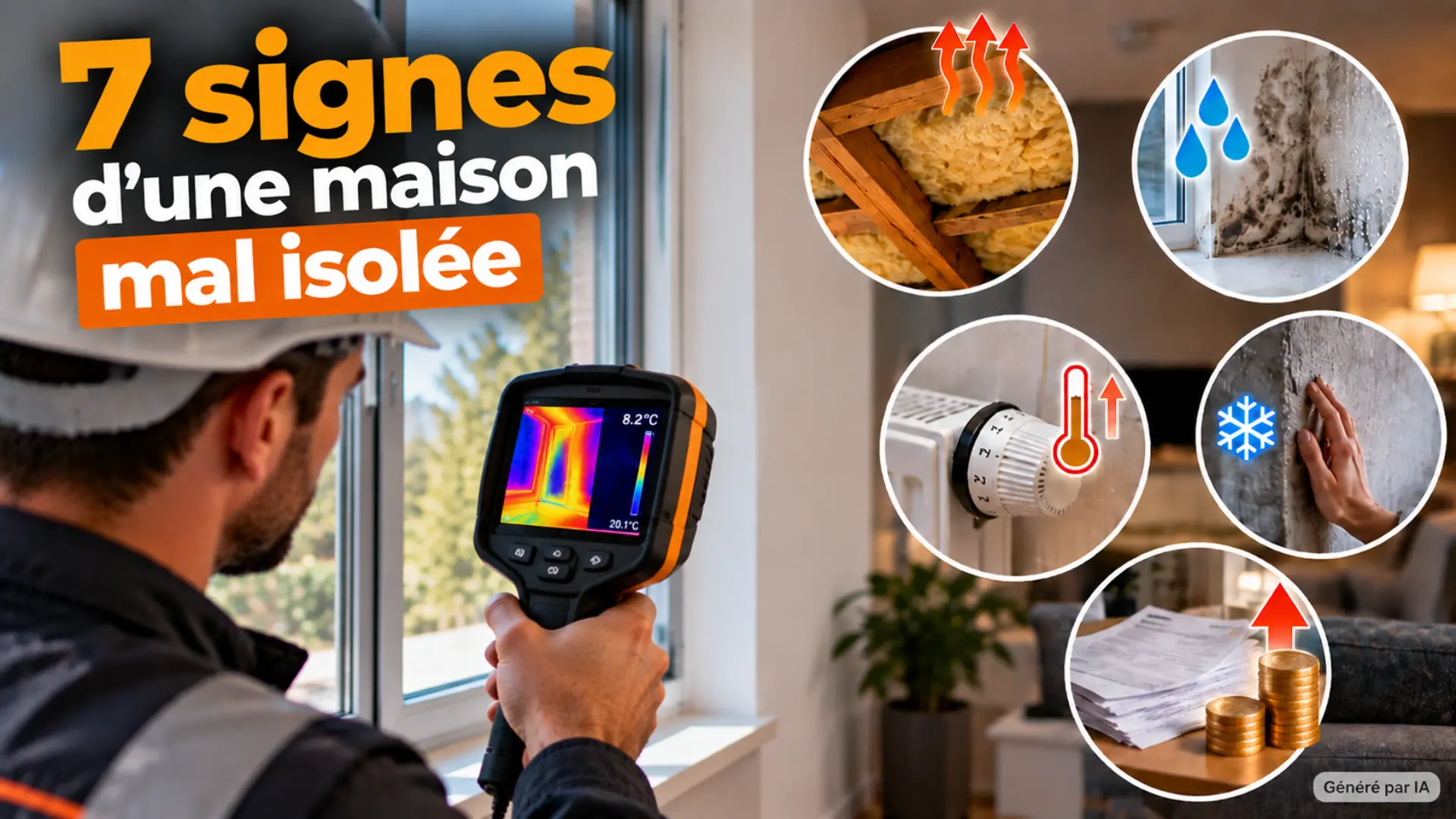 Comment savoir si une maison est mal isolée ? 7 signes qui ne trompent pas