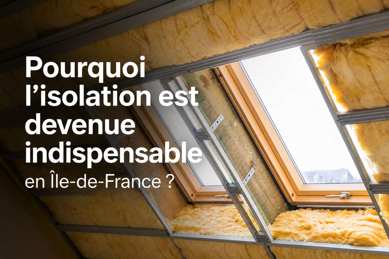 Pourquoi l'isolation est devenue indispensable en Île-de-France ?