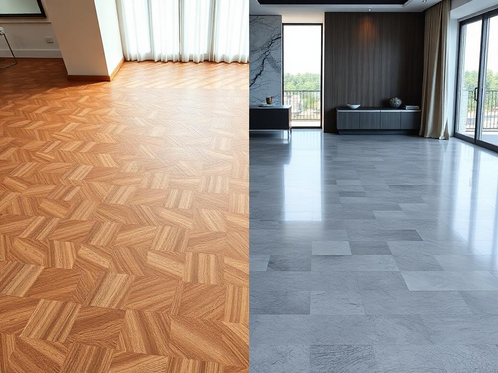 Parquet bois vs Béton ciré : Le verdict