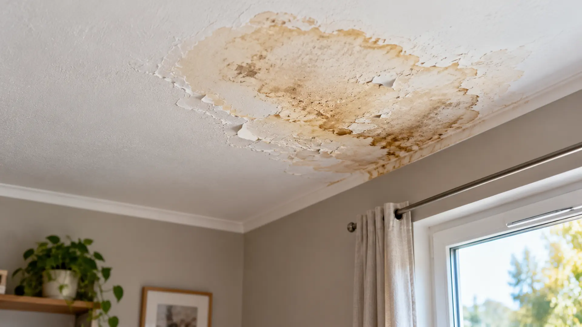Tache d'humidité au plafond : comment identifier la cause et que faire ?